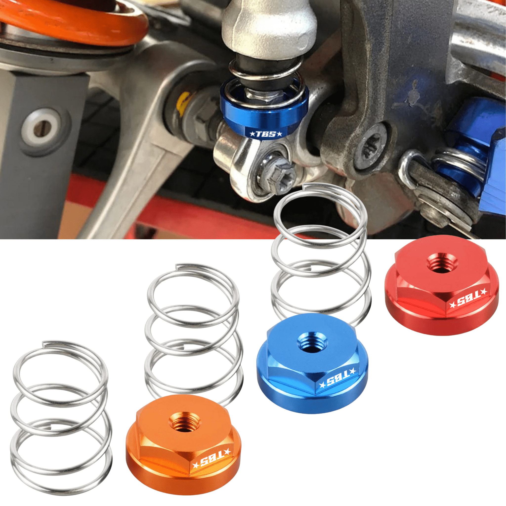 ANODIZED REAR BRAKE PEDAL RETURN SPRING