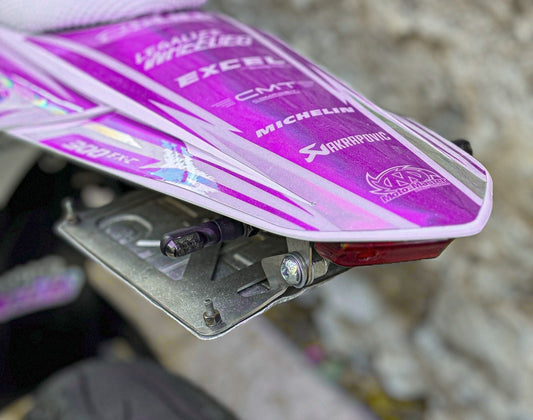 Retractable License Plate Holder: The Clean Look Every Supermoto Rider Wants - Thebrapshop