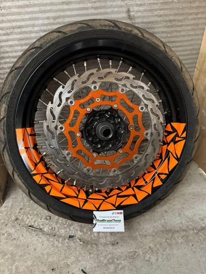 50/50 TRIANGLES RIMS STICKERS - Thebrapshop