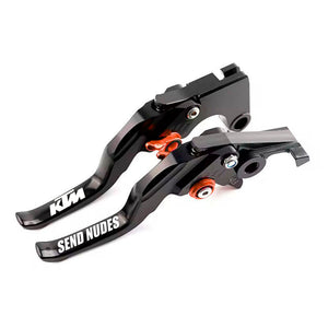 690/701/700 REGULABLE SHORT BRAKE+CLUTCH LEVERS 2014-2026 - Thebrapshop