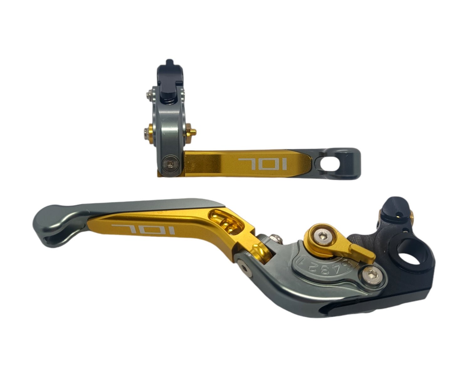 701 REGULABLE & RETRACTABLE BRAKE+CLUTCH LEVERS - Thebrapshop