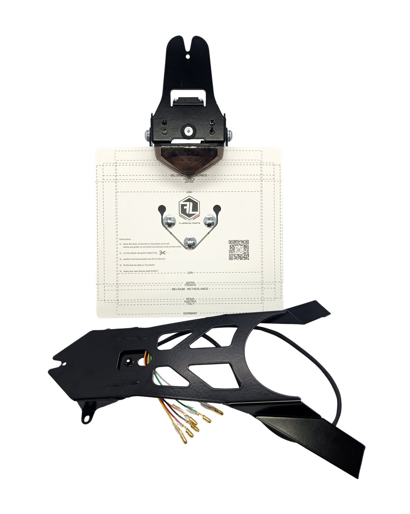 PORTAMATRICULAS RECLINABLE