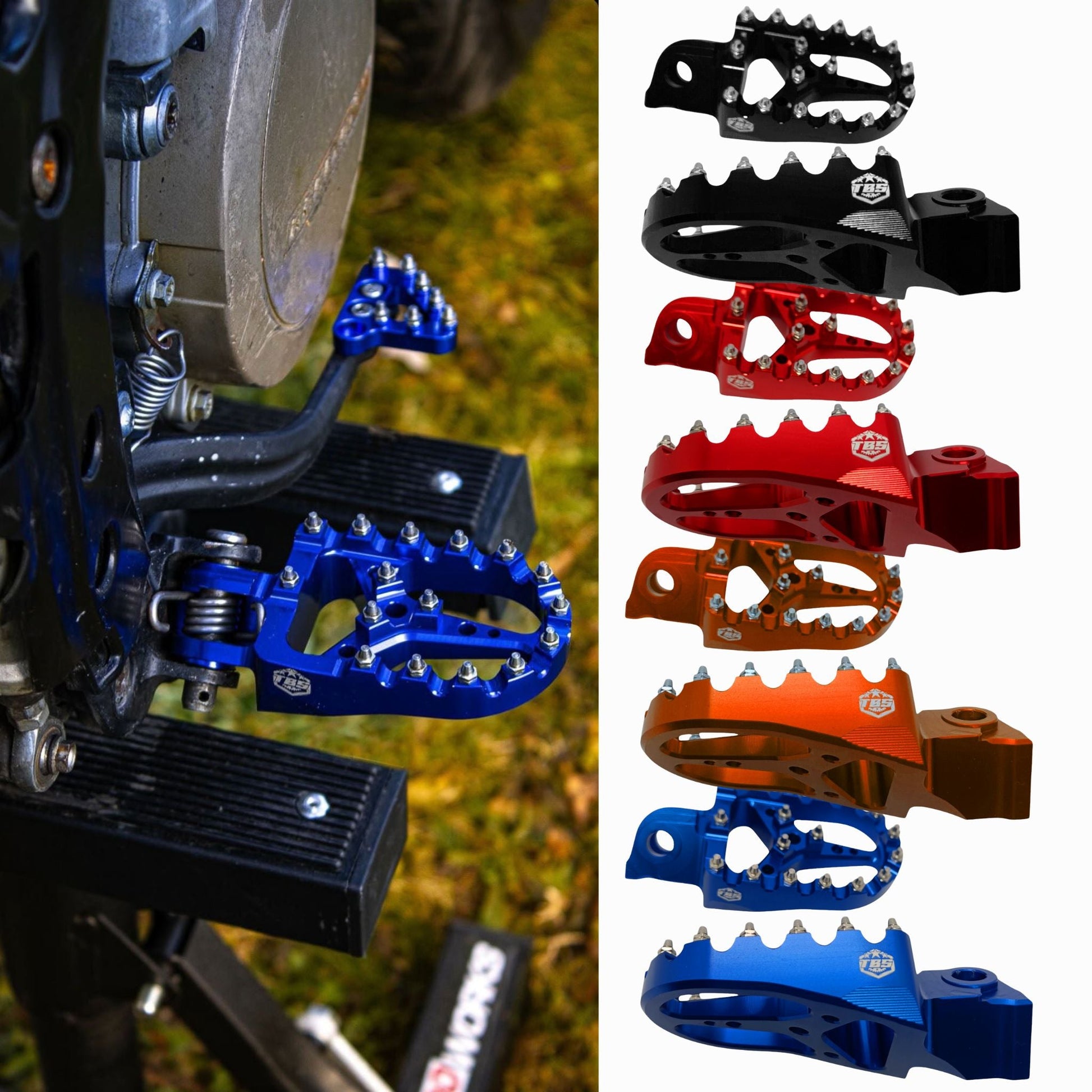 ANODIZED FOOTPEGS Y-FORCE - Thebrapshop