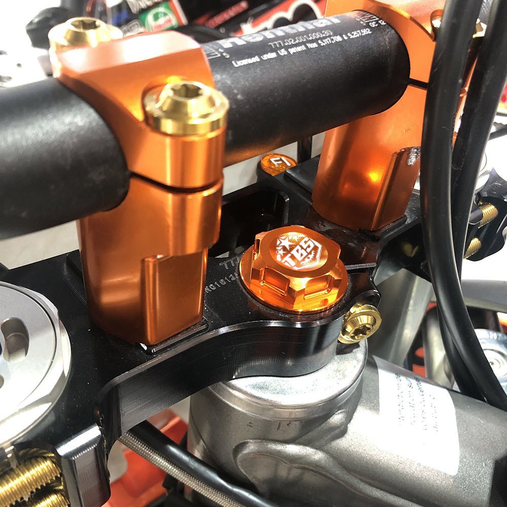 ANODIZED STEERING STEM NUTS - Thebrapshop