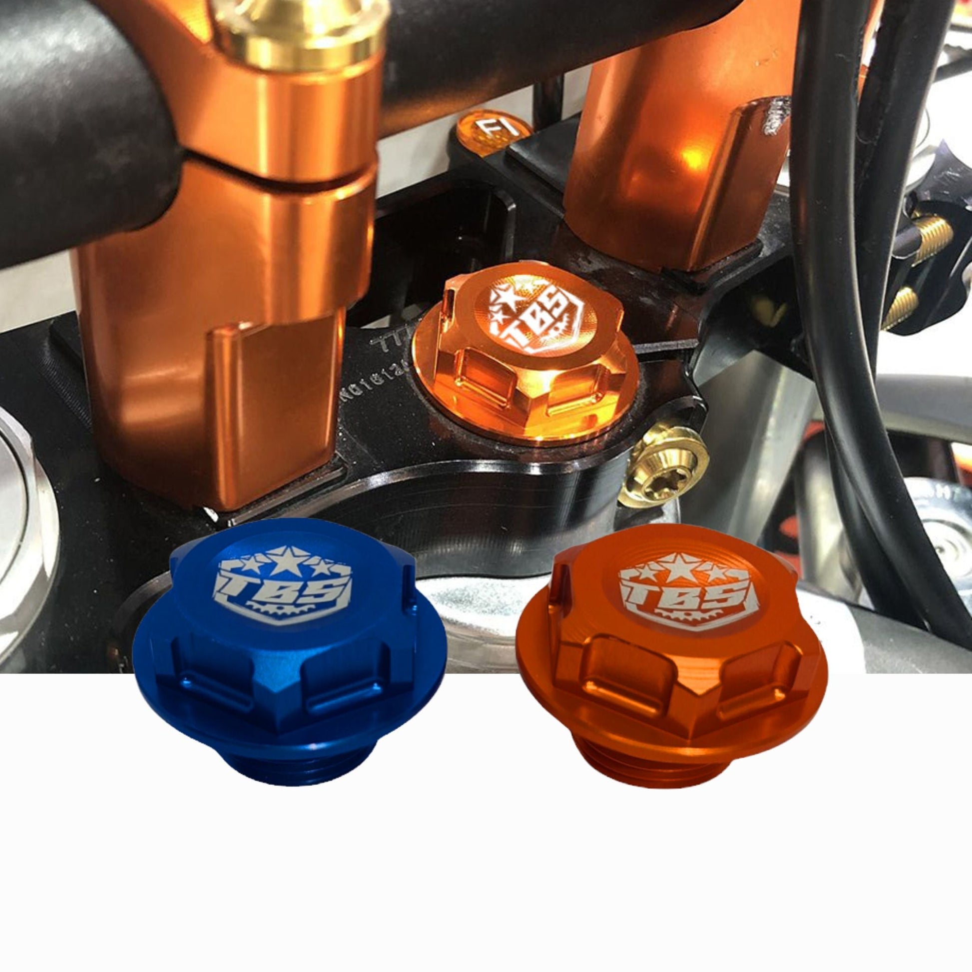 ANODIZED STEERING STEM NUTS - Thebrapshop
