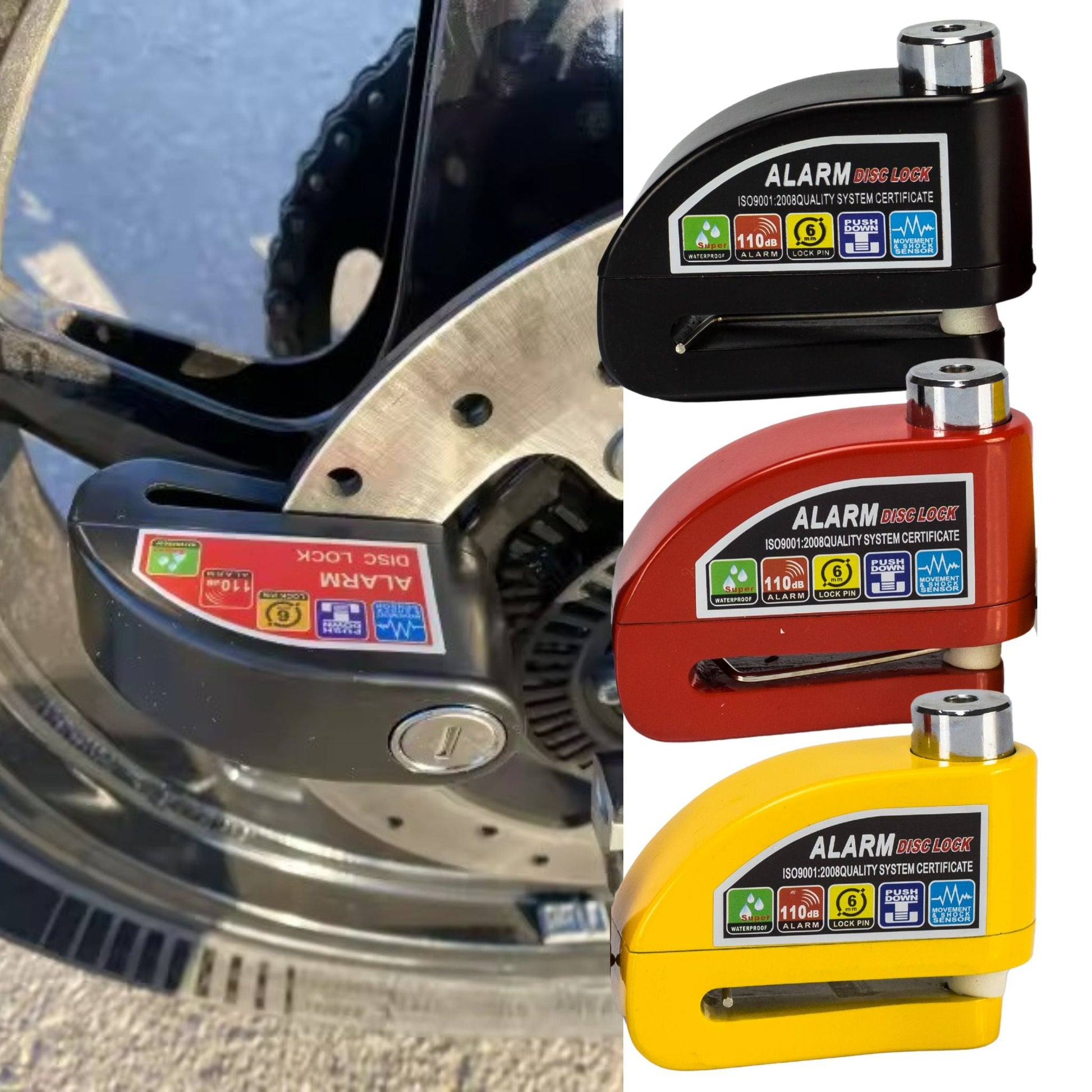 ANTI-THEFT ALARM LOCK - Thebrapshop