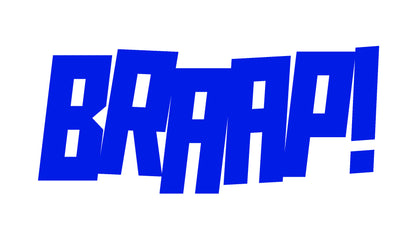 BRAAP!-AUFKLEBER