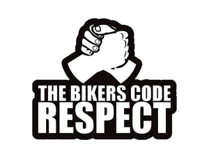 BIKERS CODE STICKERS - Thebrapshop
