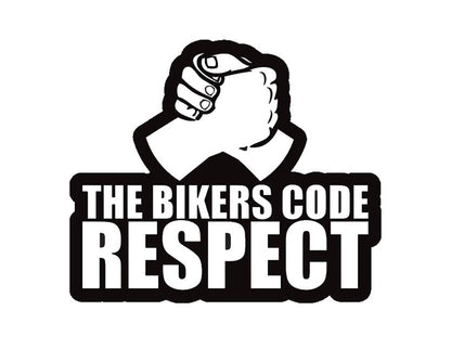 BIKERS CODE STICKERS - Thebrapshop
