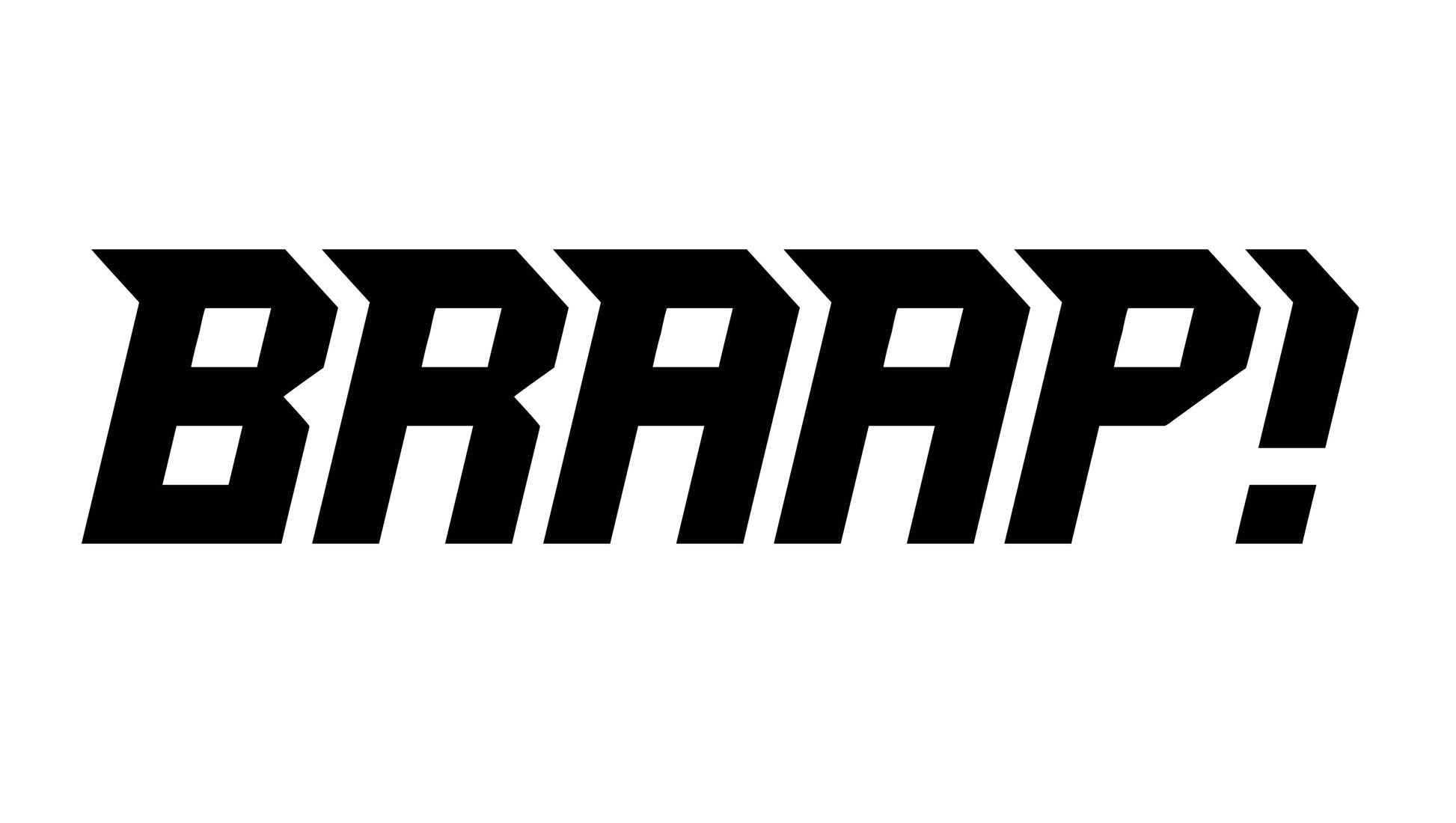 BRAAP! STICKERS - Thebrapshop