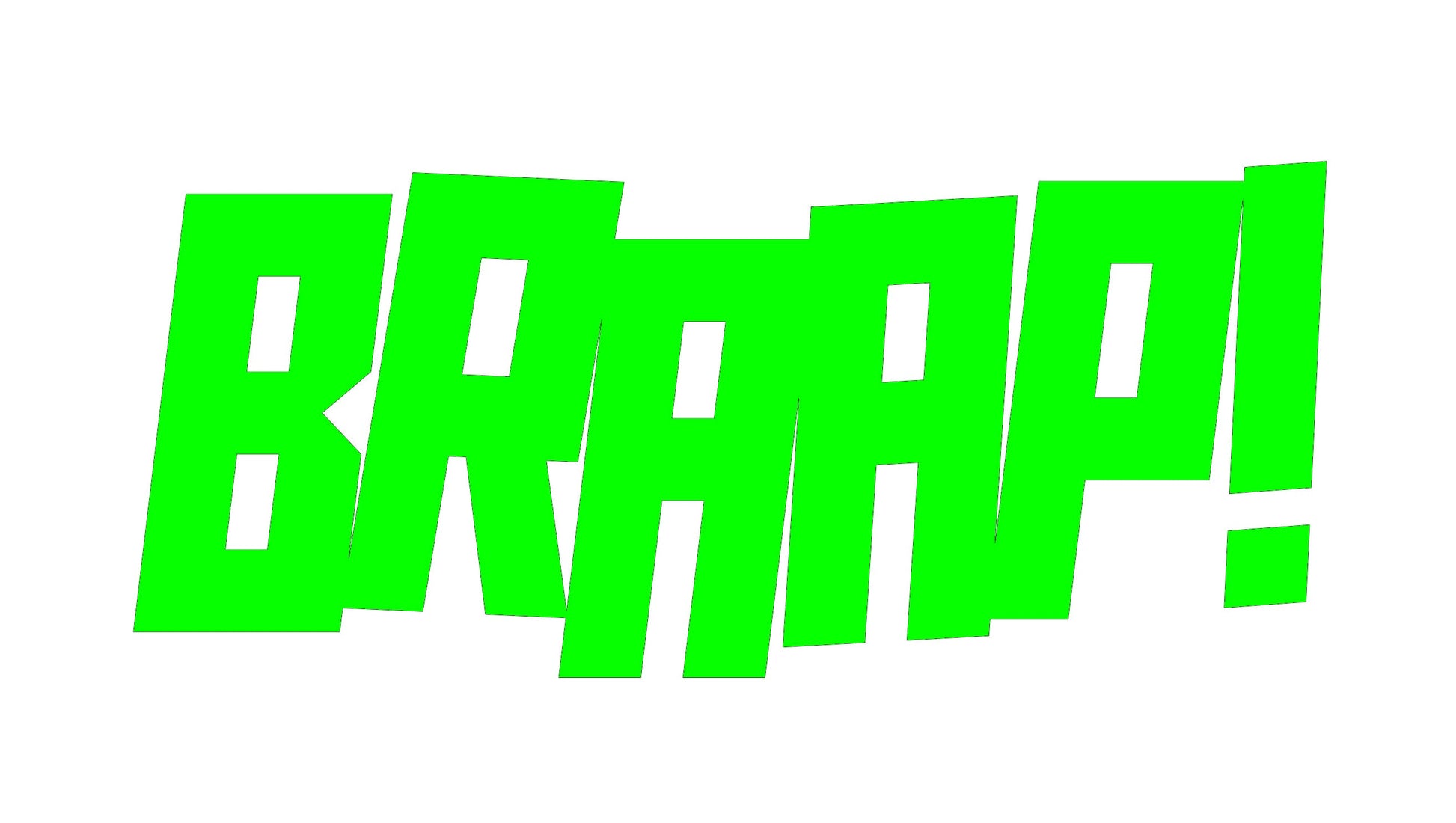 BRAAP! STICKERS - Thebrapshop