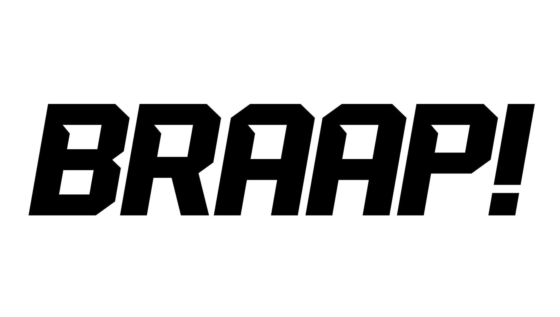 BRAAP! STICKERS - Thebrapshop