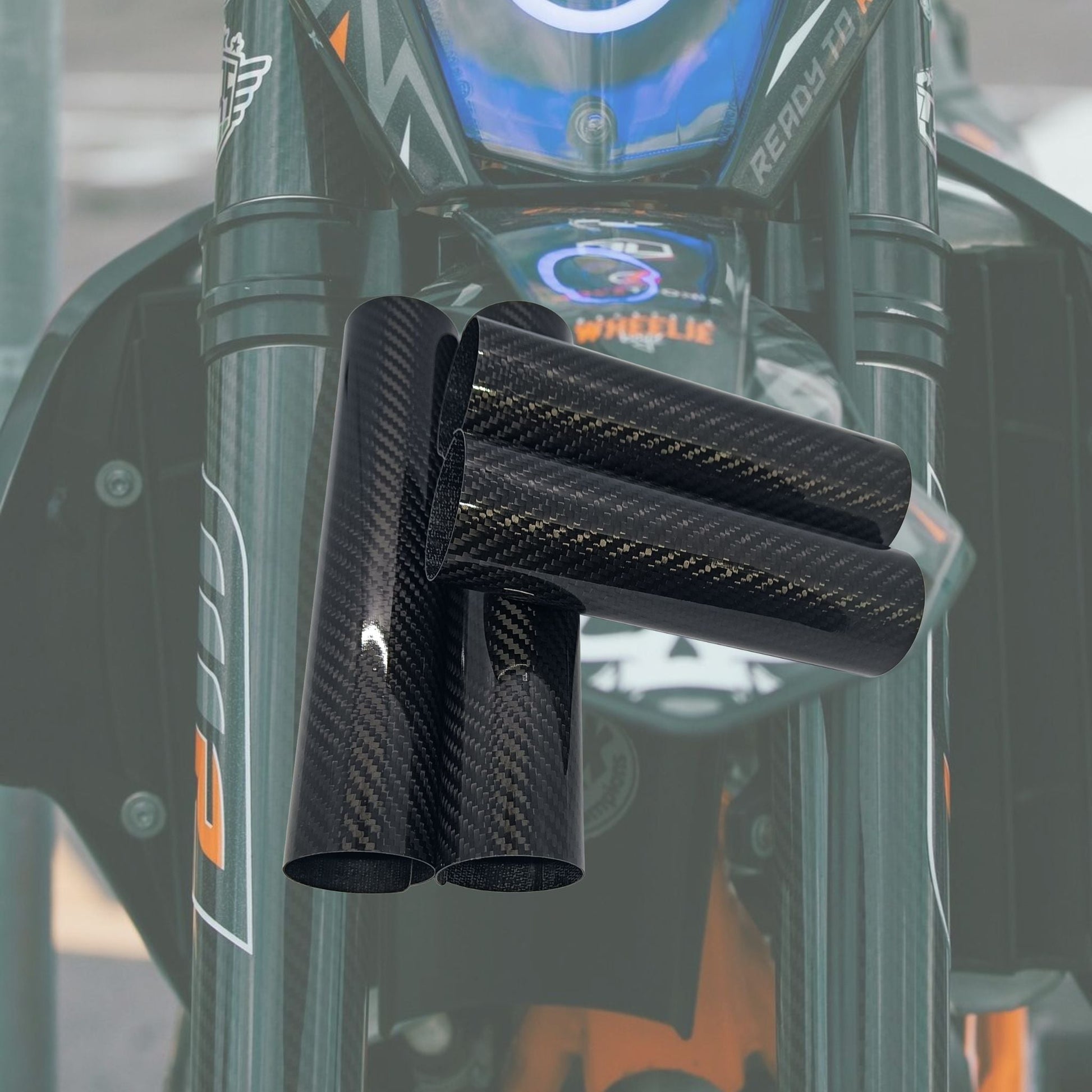CARBON FORK GUARDS - Thebrapshop