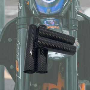 CARBON FORK GUARDS - Thebrapshop