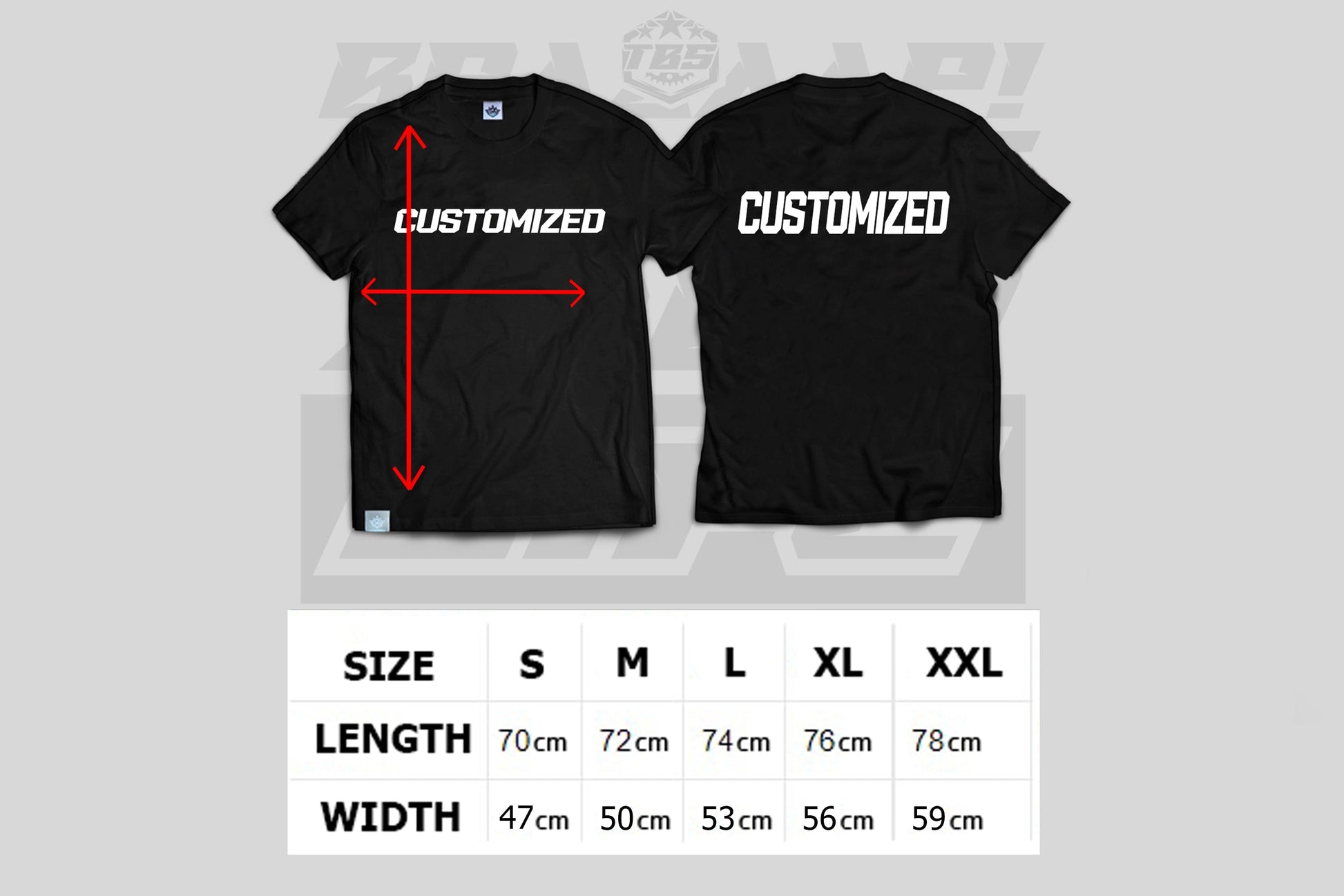 CUSTOM T-SHIRTS - Thebrapshop