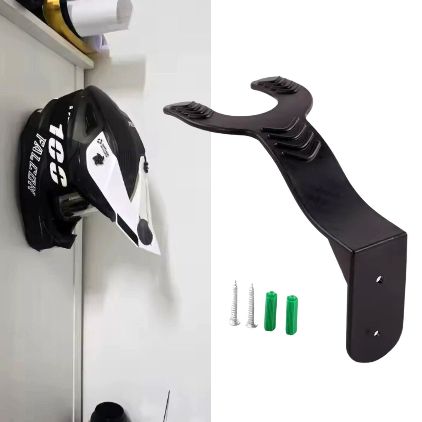 #helmet_hanger# - #moto_helmet_holder# - #motorcycle_accessories# - #garage_storage#