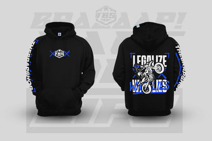 exhaust_protector - thebrapshop - headlight_vinyl - hoodie - t-shirt - legalize_wheelies - braap - braaap - brap - wheelie - supermoto - supermotard - sm - motard