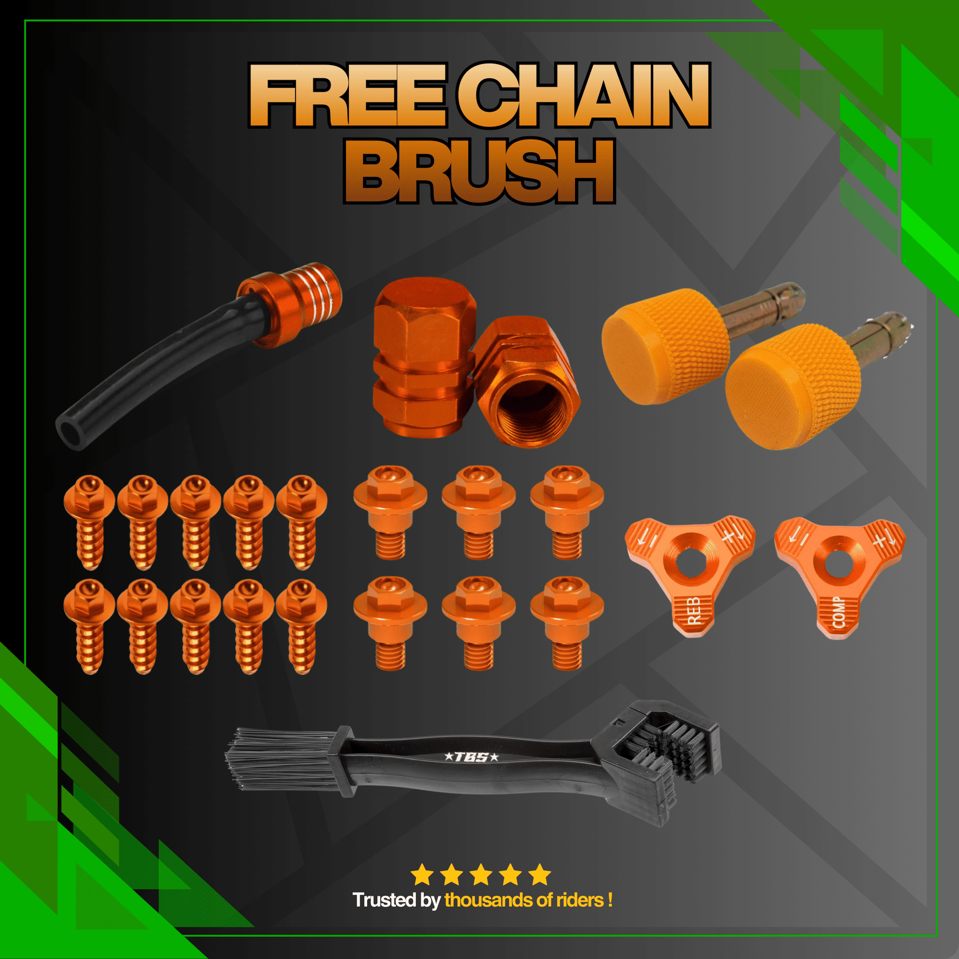 #starter_pack# - #pack# - #kit# - #bar_ends# - #screws# - #anodized#