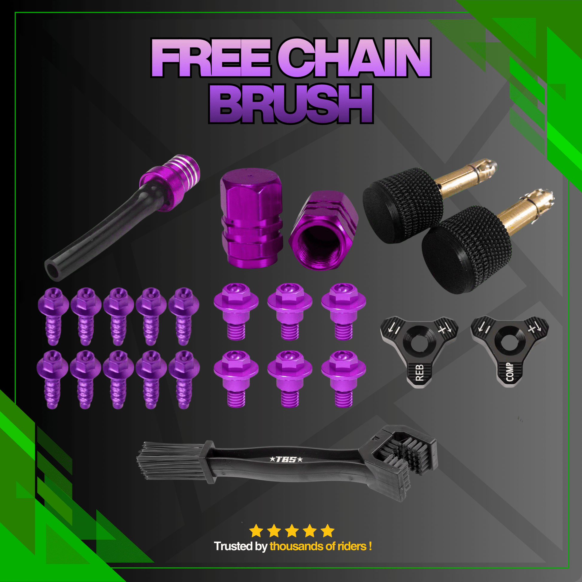 #starter_pack# - #pack# - #kit# - #bar_ends# - #screws# - #anodized#