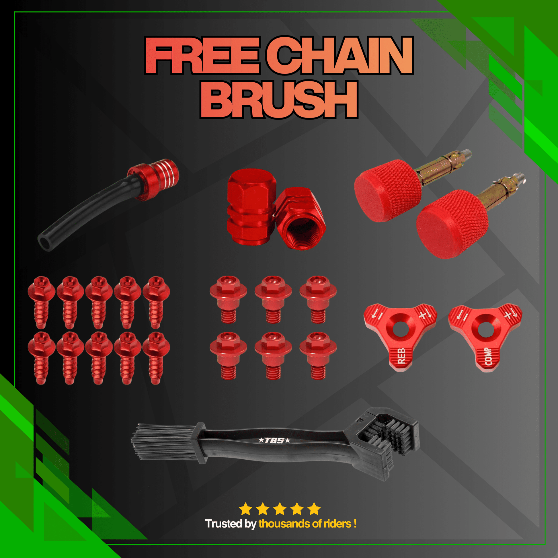 #starter_pack# - #pack# - #kit# - #bar_ends# - #screws# - #anodized#