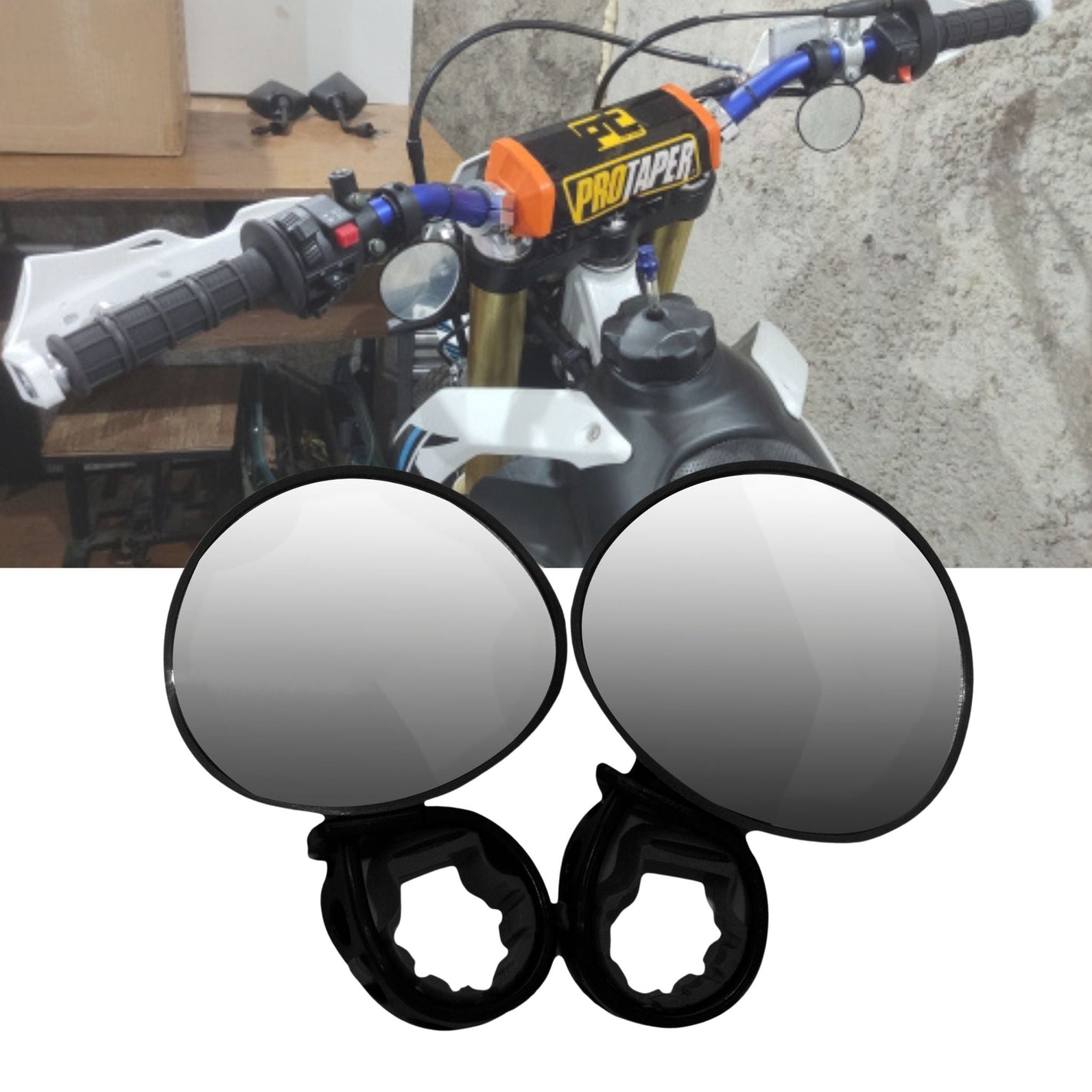HANDLEBAR MIRRORS - Thebrapshop