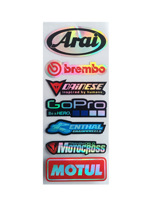 HOLOGRAPHIC STICKER PACKS - Thebrapshop