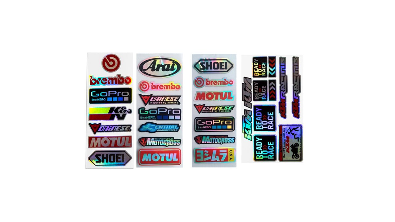 HOLOGRAPHIC STICKER PACKS - Thebrapshop