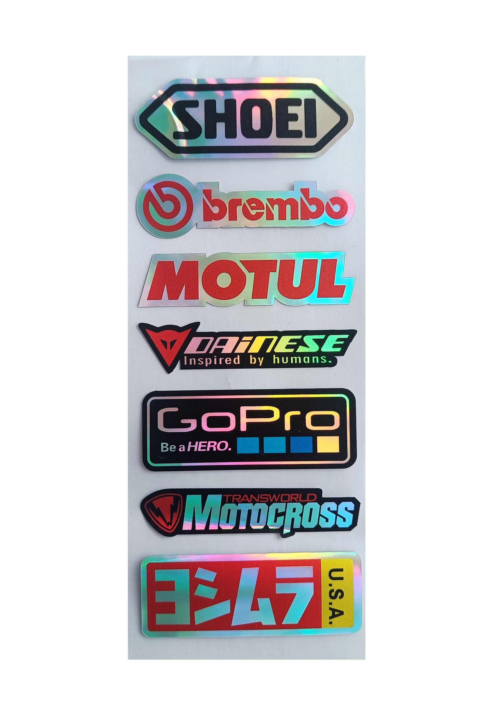 HOLOGRAPHIC STICKER PACKS - Thebrapshop