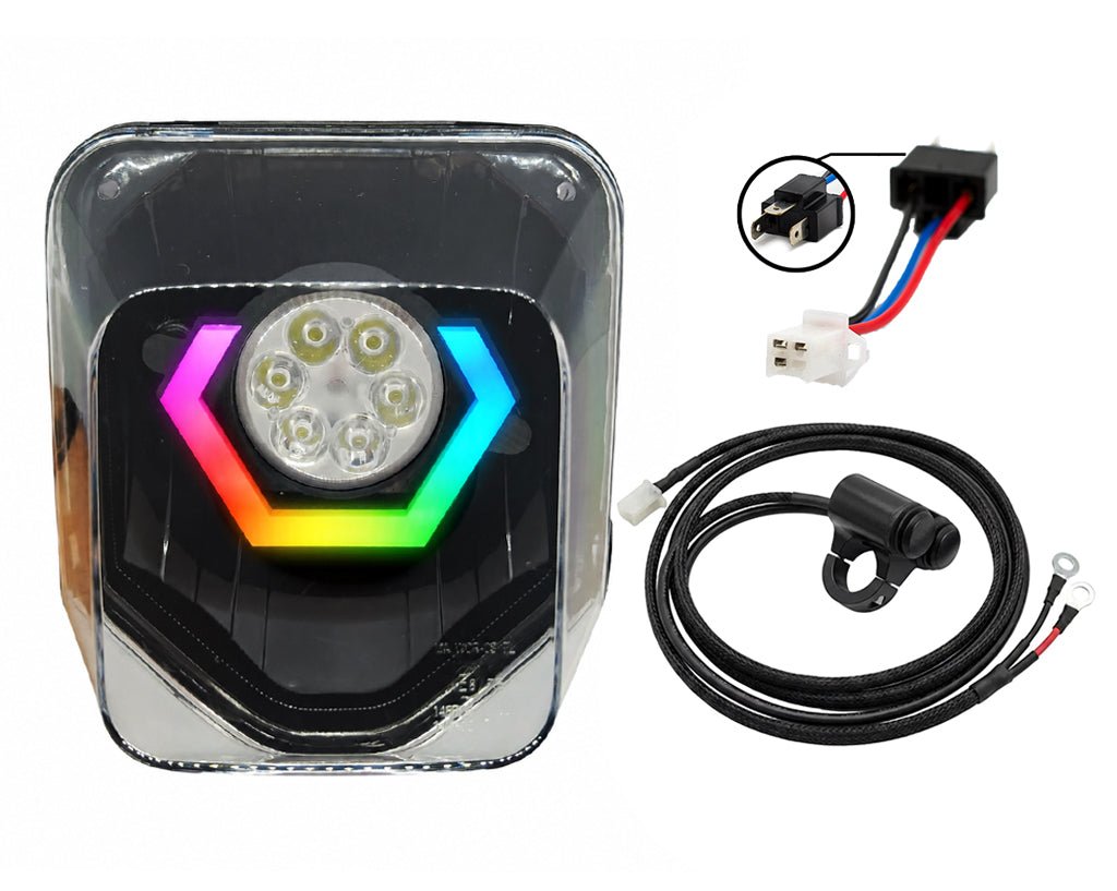 HUSKY RGB HEADLIGHT HEXBEAM EDITION - Thebrapshop