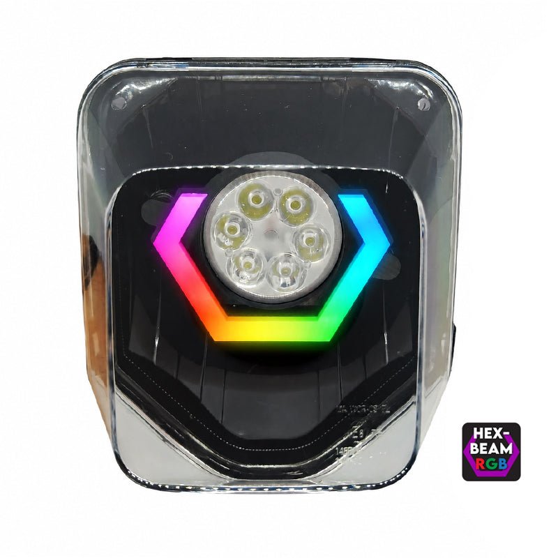 HUSKY RGB HEADLIGHT HEXBEAM EDITION - Thebrapshop