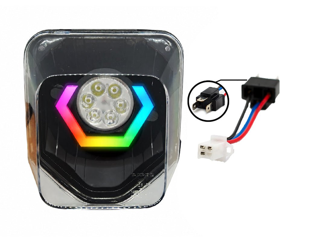 HUSKY RGB HEADLIGHT HEXBEAM EDITION - Thebrapshop