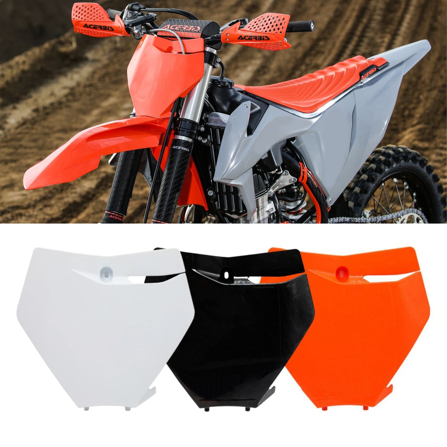 KTM NUMBER PLATE MASKS 2016-2022 - Thebrapshop