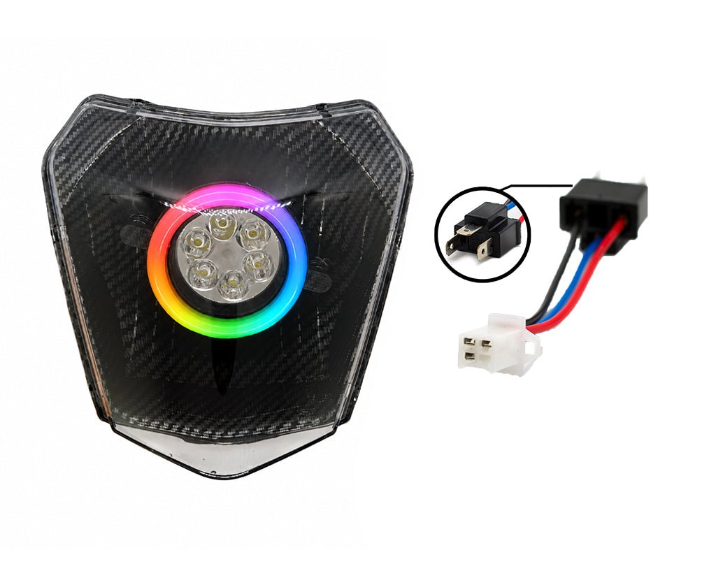 KTM RGB HEADLIGHT CARBON EDITION - Thebrapshop