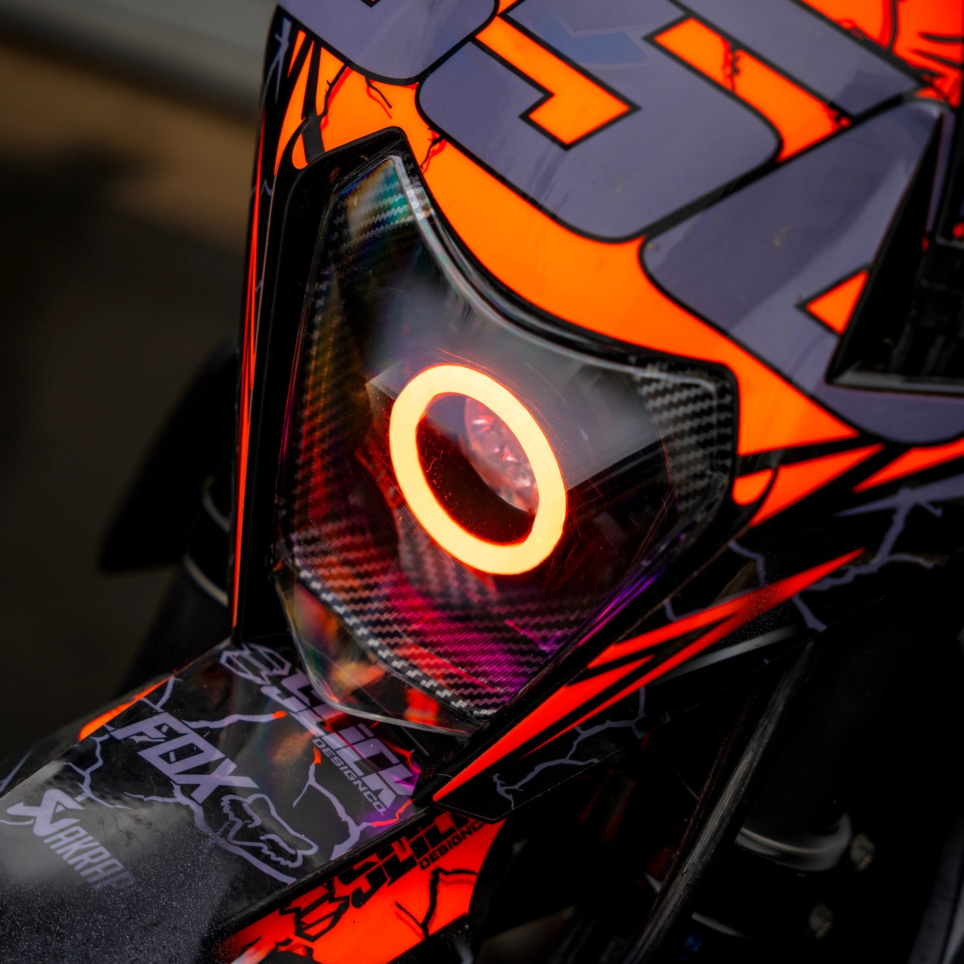 KTM RGB HEADLIGHT CARBON EDITION - Thebrapshop