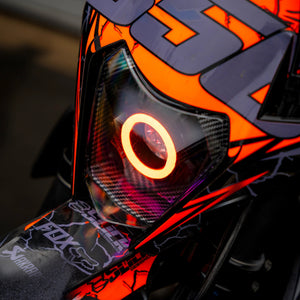 KTM RGB HEADLIGHT CARBON EDITION - Thebrapshop