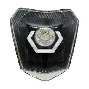 KTM RGB HEADLIGHT HEXBEAM CARBON EDITION - Thebrapshop