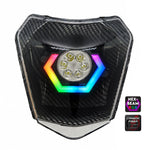 KTM RGB HEADLIGHT HEXBEAM CARBON EDITION - Thebrapshop