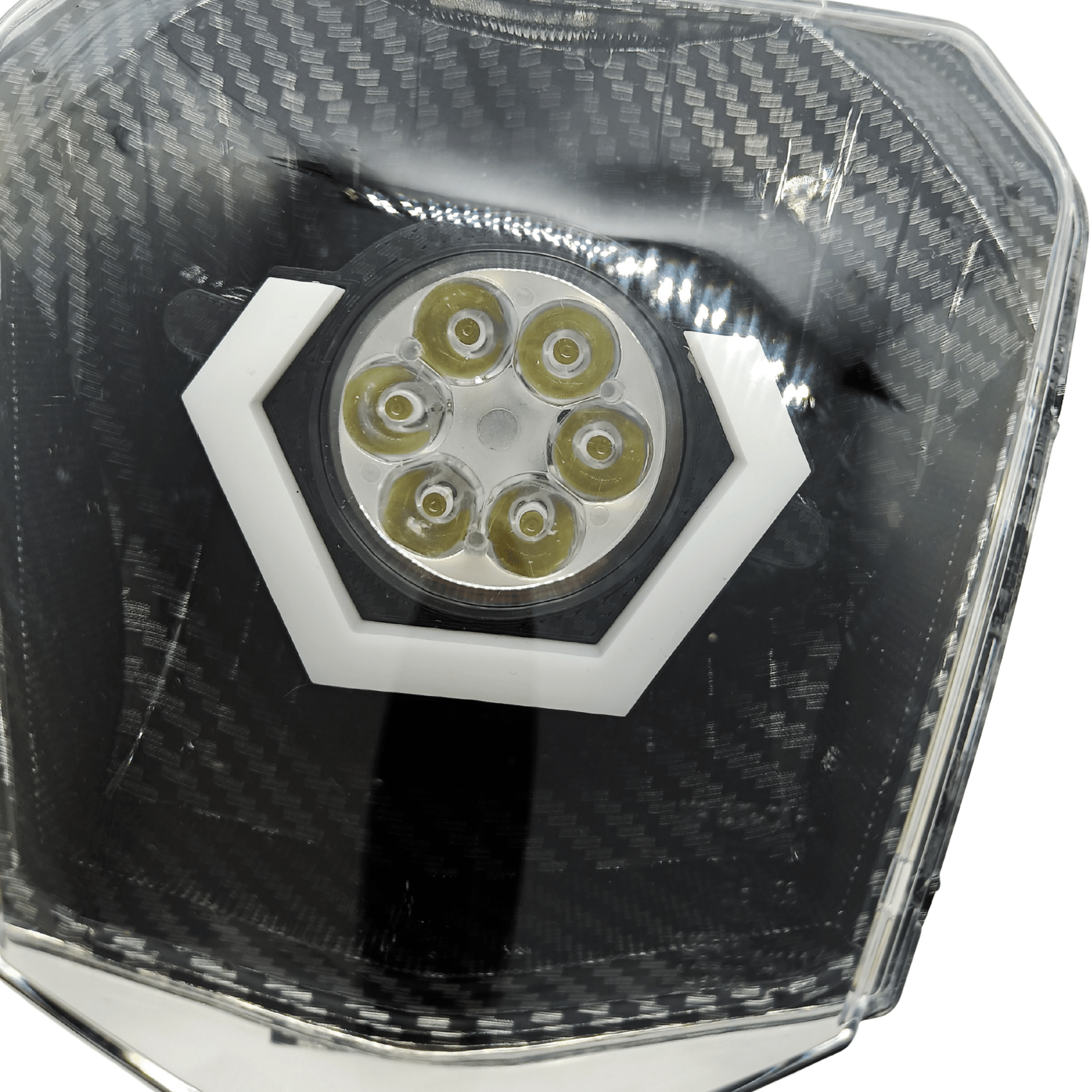 KTM RGB HEADLIGHT HEXBEAM CARBON EDITION - Thebrapshop