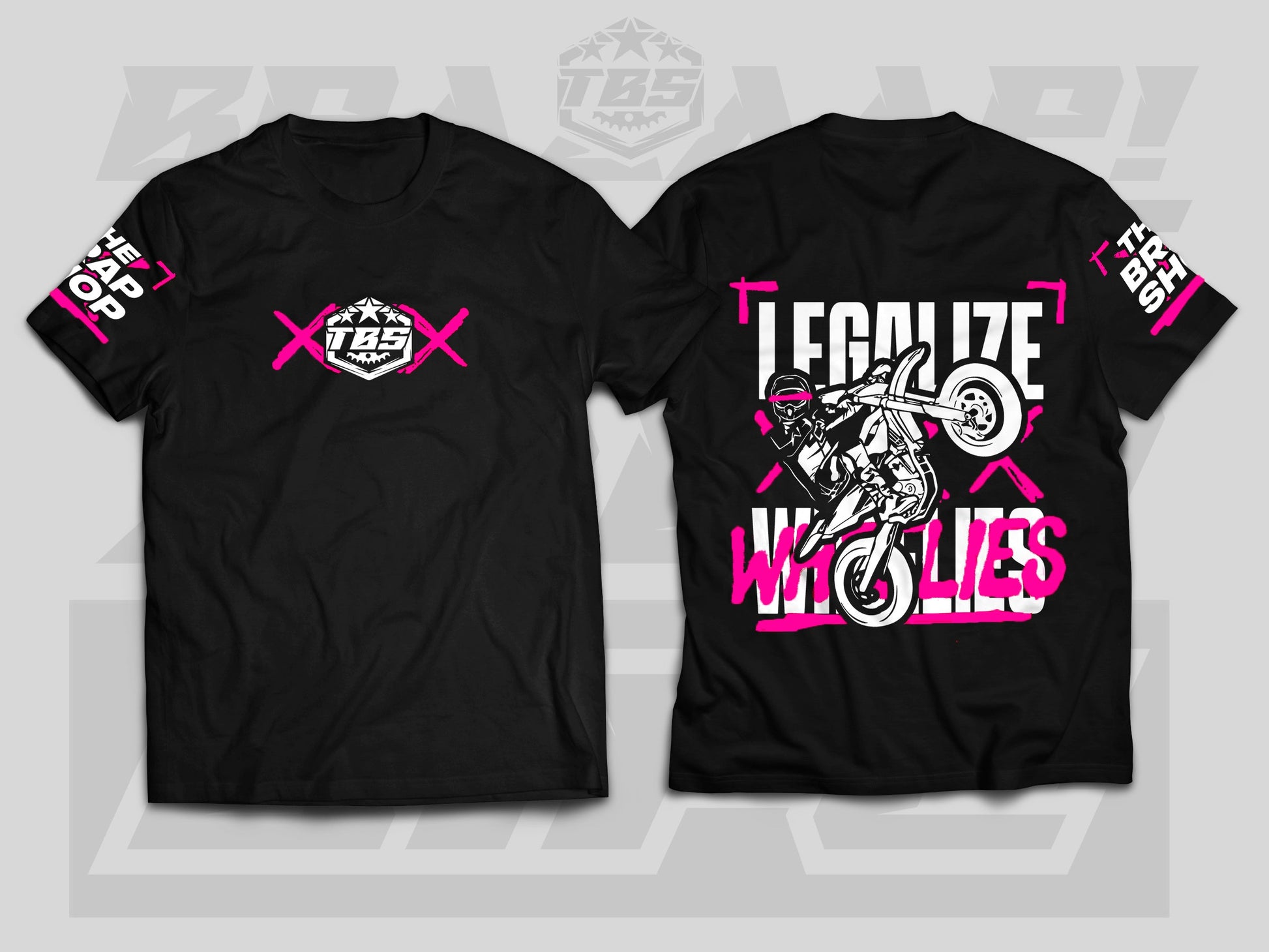 LEGALIZE WHEELIES T-SHIRTS - Thebrapshop