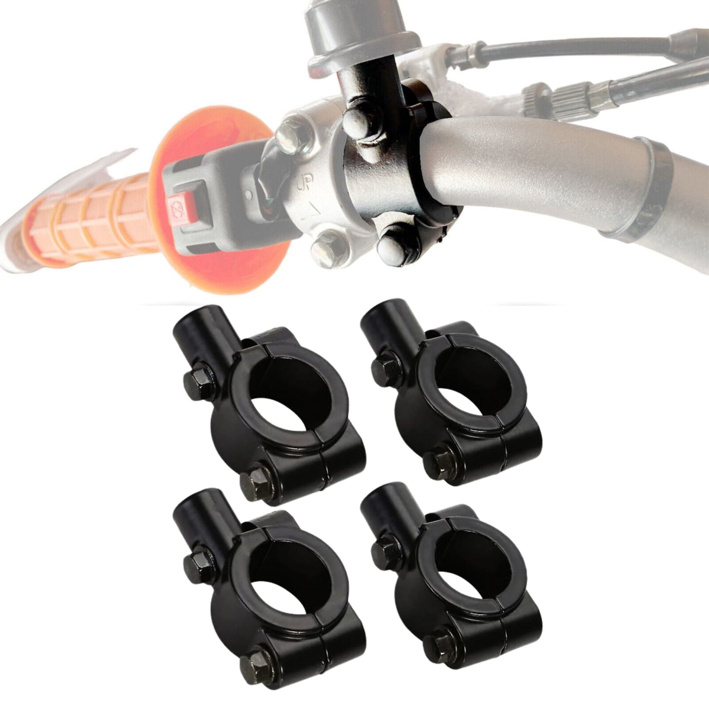 MIRROR BRACKETS 22-25mm - Thebrapshop