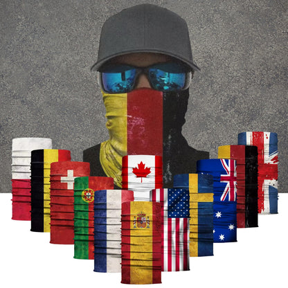 MULTI-FUNCTIONAL COUNTRY FLAG BANDANAS - Thebrapshop