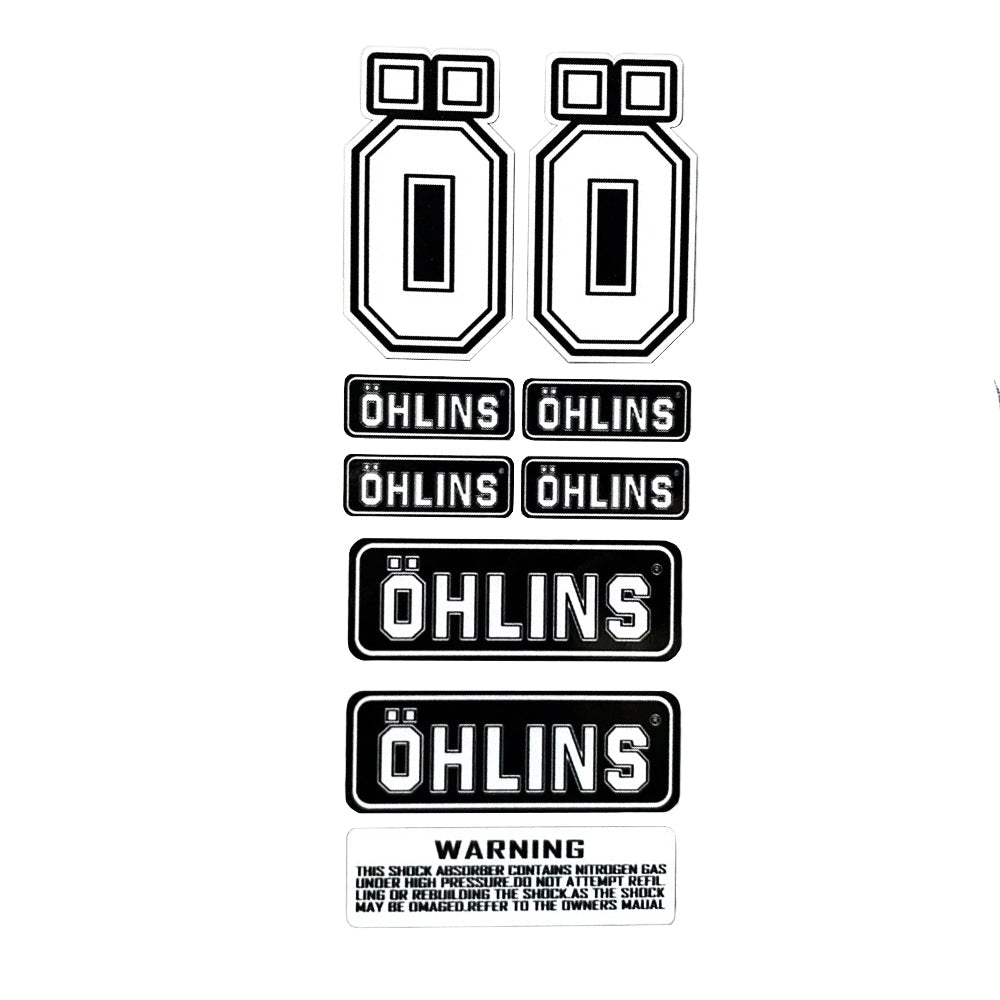 ÖHLINS HOLO./REFLECTIVE STICKER PACK - Thebrapshop