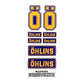 ÖHLINS HOLO./REFLECTIVE STICKER PACK - Thebrapshop