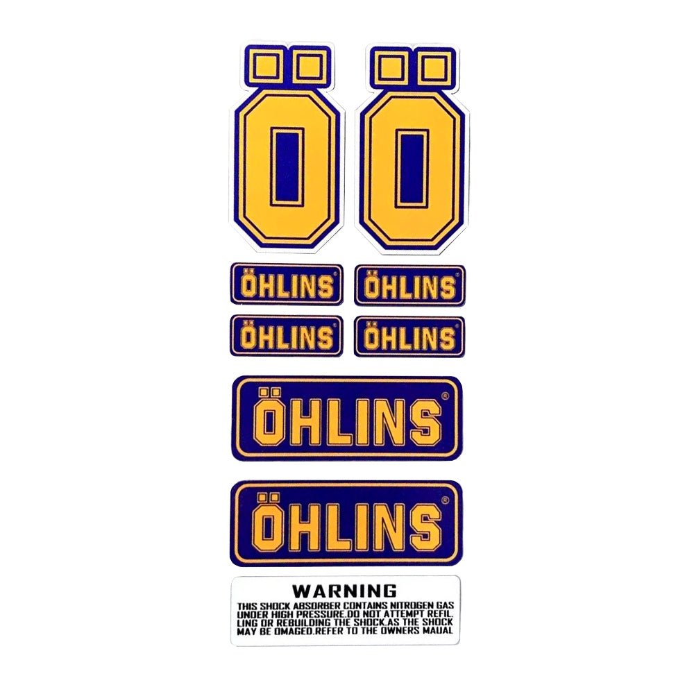 ÖHLINS HOLO./REFLECTIVE STICKER PACK - Thebrapshop