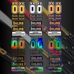 ÖHLINS HOLO./REFLECTIVE STICKER PACK - Thebrapshop