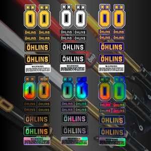 ÖHLINS HOLO./REFLECTIVE STICKER PACK - Thebrapshop