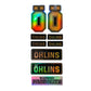 ÖHLINS HOLO./REFLECTIVE STICKER PACK - Thebrapshop