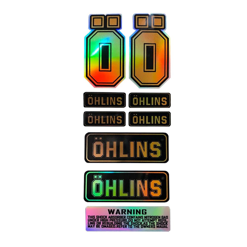 ÖHLINS HOLO./REFLECTIVE STICKER PACK - Thebrapshop