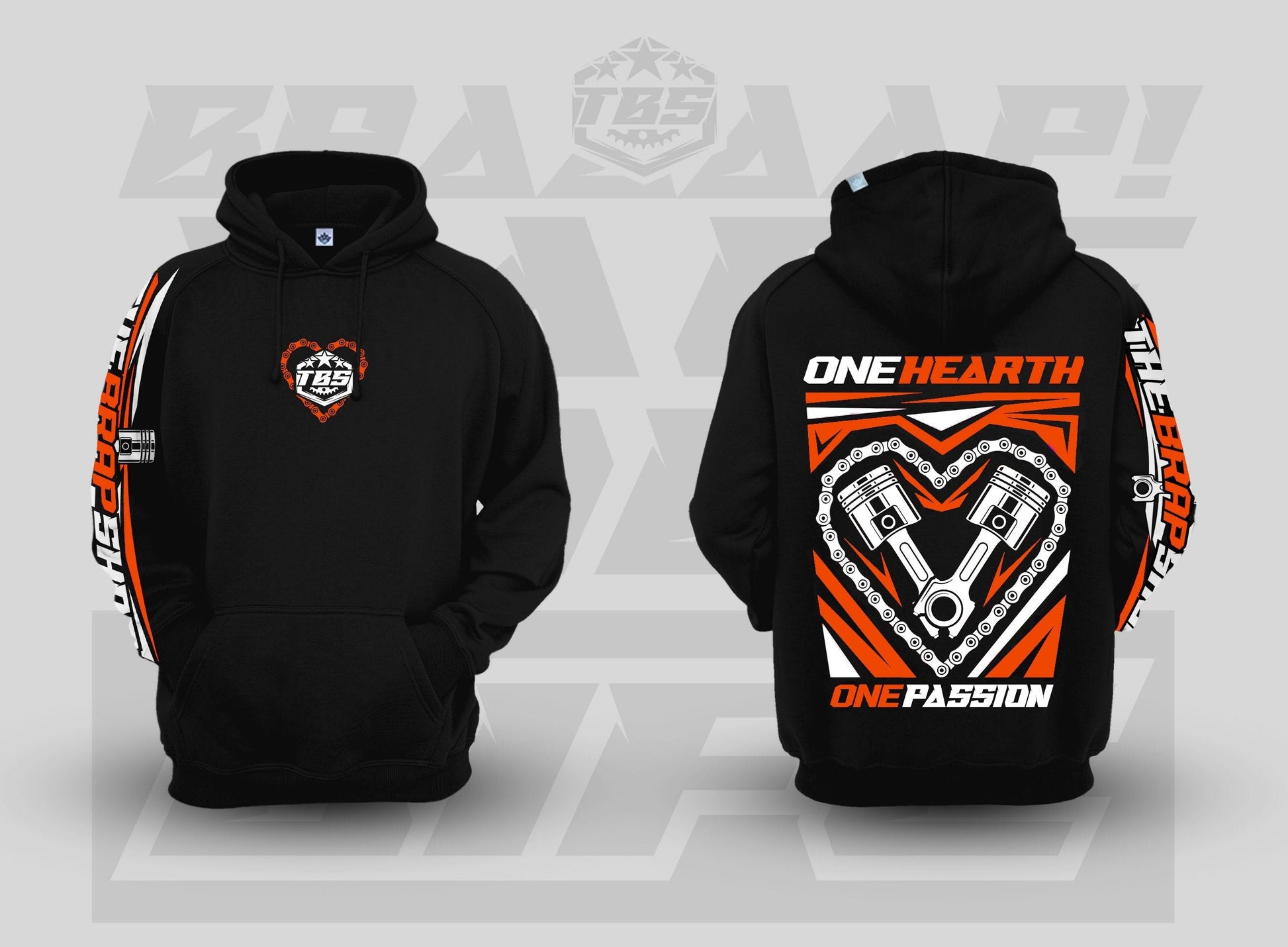ONE HEART HOODIES - Thebrapshop