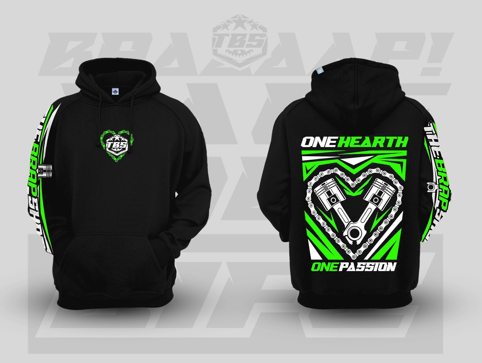 ONE HEART HOODIES - Thebrapshop
